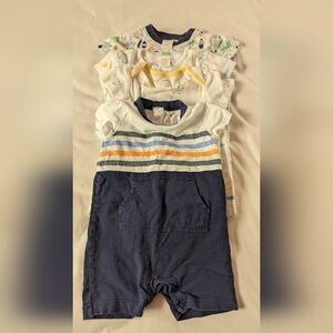 Gymboree Baby bodysuit Romper one piece boys Size 12 To 18 Months x 4